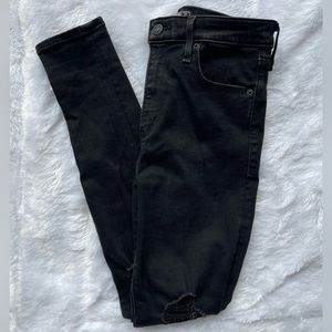 abercrombie black skinny jeans